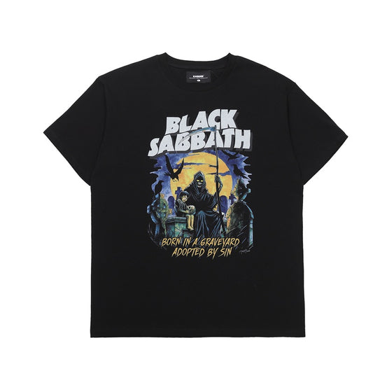 Black Sabbath Born in a graveyard adopted by sin T-Shirt