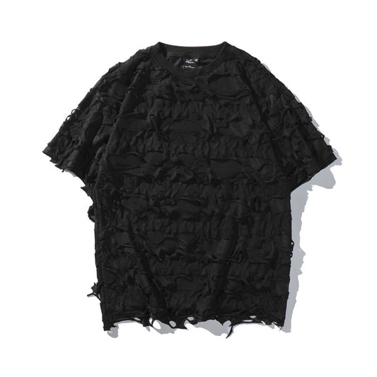 UNDERCOVER Ripped-detailing Cotton T-shirt