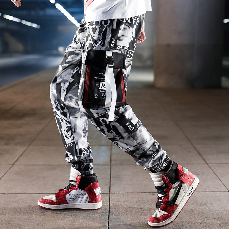 Men's Y2K Hip-Hop Streetwear Joggers