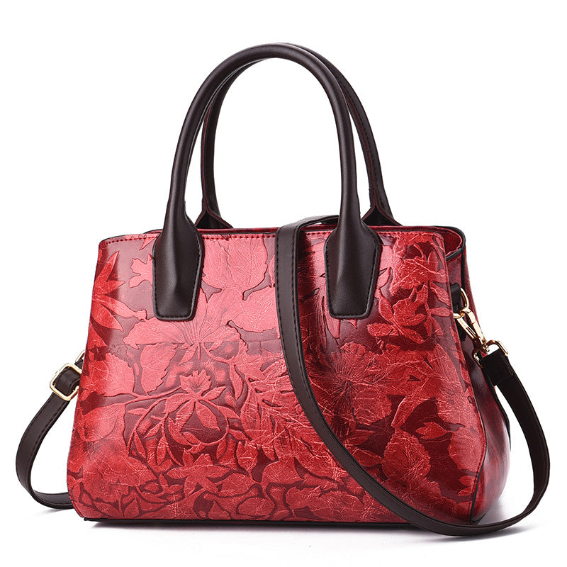 Fashion Embossed Female Handbag
