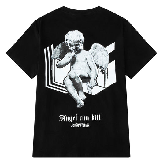 Mens Y2k Angels Can Kill T-Shirt