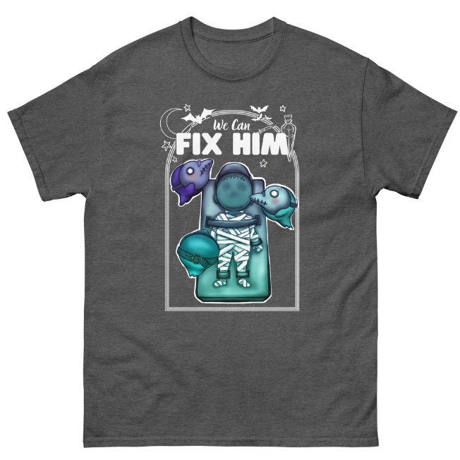 Female T-Shirt We can Fix Him