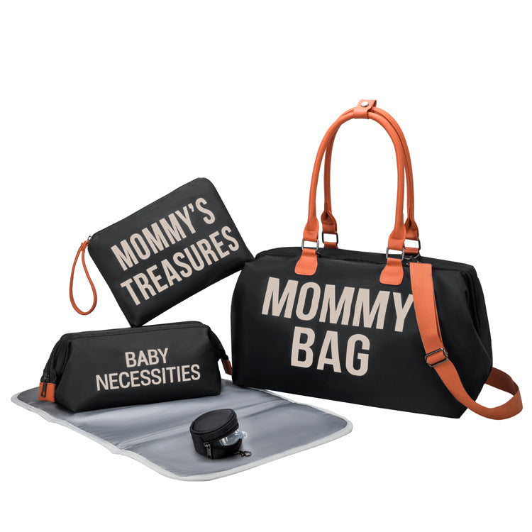 Three Piece Multifunctional And Large Capacity Mommy  GYM Bag Set