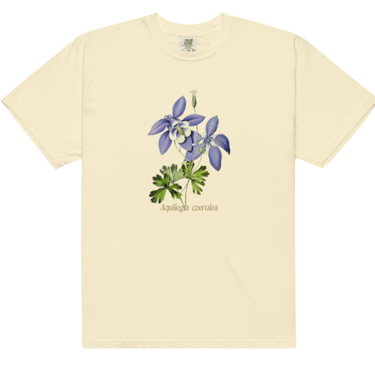 Aquilegia Coerulea Columbine Flower T-Shirt