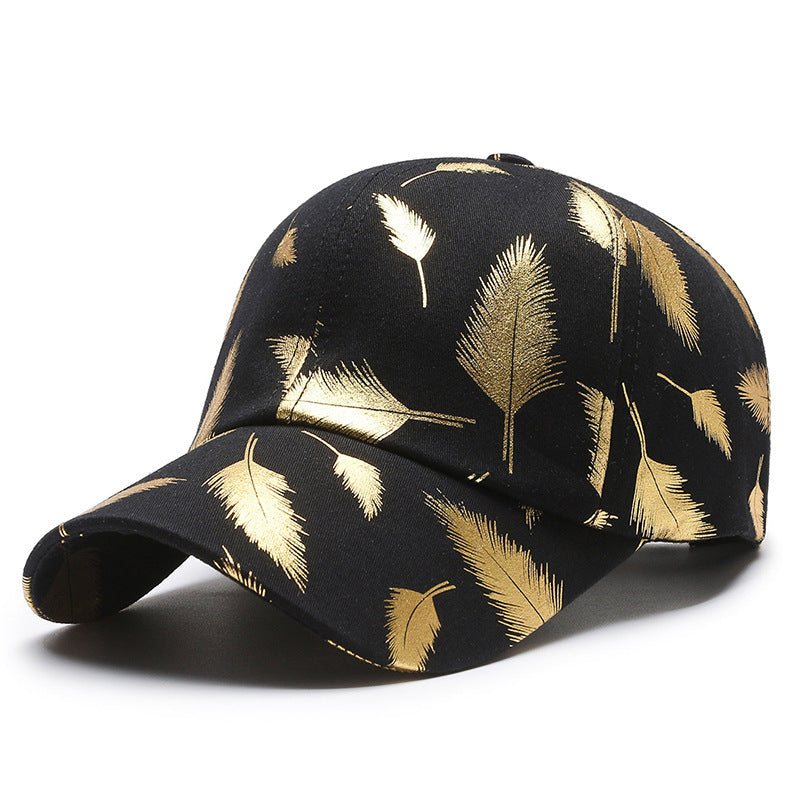 Gold Feathers Baseball cap