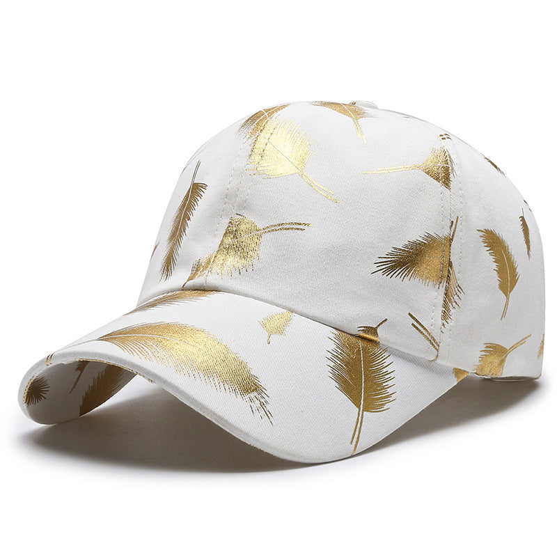 Gold Feathers Baseball cap